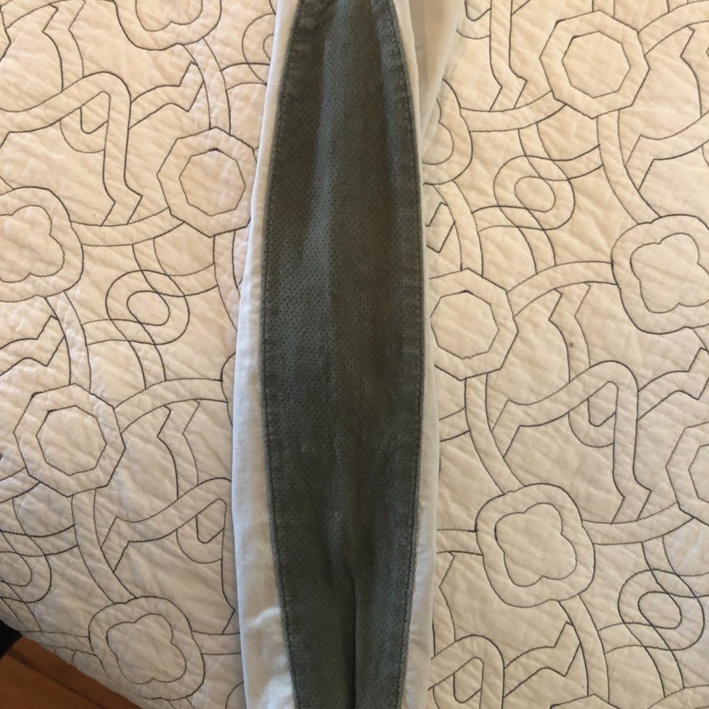 Rag & Bone 25 Cream Gray Skinny Jodhpur Leather Panel Mid-rise - Picture 6 of 12